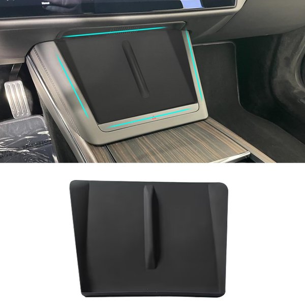 Yumzeco Compatible with 2021-2024 Tesla Model S Model X Wireless Charging Mat Silicone Mat,Model S Model X Center Console Charger Mat 2021 2022 2023 2024 Model S X Accessories