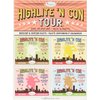 theBalm Highlighting & Makeup Conceal Powders 'N Contour Palette, Highlighters Shimmer, Matte, Bronzer, Blushes, Multicolor, 0.8 ounces