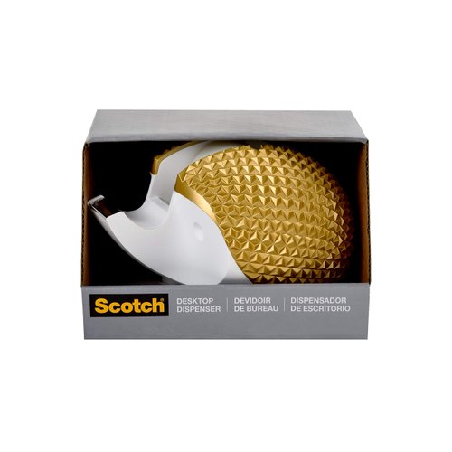 Scotch Hedgehog Tape Dispenser, Great for Gift Wrapping, Includes 1 Roll 3/4 in x 350 in Tape (C47-HEDGEHOG-G)