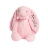 Personalized Super Soft Plush Bunny - Stuffed Animal Toy for Kids - Custom Gift with Embroidered Name on Ear for Easter, Baby Shower Gift (medium, pink)