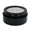 Pure Ziva Bright Cool Silver Grey Glitz Shimmering Metallic Pressed Powder Single Vegan Eyeshadow; Talc, Paraben & Cruelty Free
