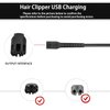 Anrom Replacement Charger Cord USB for Wahl Clipper, Charging Cable for Wahl 8164/8591/8148/8504/8171/8173/1919, Magic Senior Detailer Sterling-4 Cordless Clippers, for Finale & Vanish Shaver