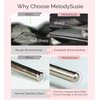 MelodySusie Nature Nail Buffer Nail Drill Bit 3/32'', Professional Safety Carbide Nail Bit for Nature Nail Bed File Cuticle Dead Skin Cleaning Nail Prepare, Two Way Rotate, Manicure Nail Salon Supply