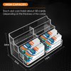 MaxGear Acrylic Business Card Holder for Desk Multiple Business Card Holders, Business Card Stand Business Card Display Holder, Clear Plastic Business Card Holder Display Office, 8 Pocket