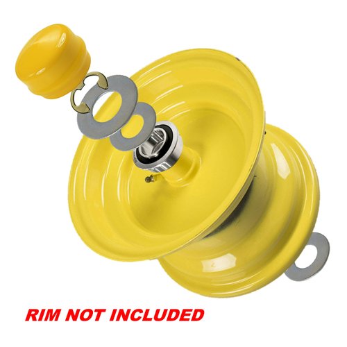 HD Switch Front Wheel Bearings Kit fits John Deere L100 L105 L108 L110 L120 L130 Bushing to Bearing Conversion Kit - Premium Quality Bearings & Heat Treated Thrust Washers