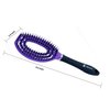 Zabolight Detangling Flex Brush Natural Boar Bristle Hair Brush for Kids, Women, and Men - Detangle All Hair Types Wet Or Dry (Purple)