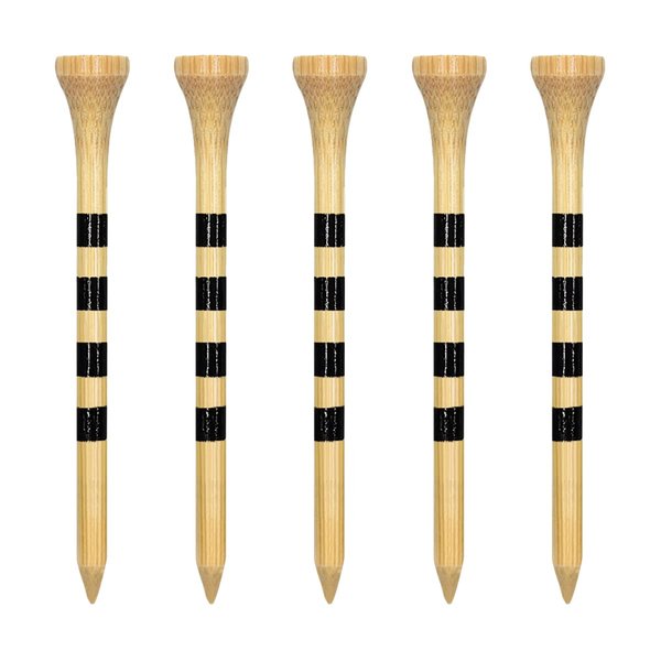 Zivisk Wooden Golf Tees 3-1/4" 100 Count 83mm Natural Color