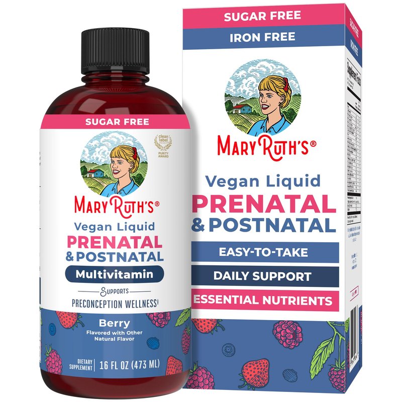 MaryRuth’s Postnatal & Prenatal Vitamins for Women | Sugar Free | Womens Multivitamin for Pre-Con...