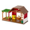 Li’l Woodzeez – Happy Harvest Farm Playset – 20 Pcs Doll Playset with Farmer & Garden Accessories – Pretend Play Toy Barn for Kids Age 3+