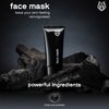 Black Wolf - Detoxifying Charcoal Peel Off Face Mask- 2 Fl Oz - Facial Mask Kit Emulsifies and Binds to Dirt and Oil– Providing Deep Cleansing Cruelty, Sulfate and Paraben-Free