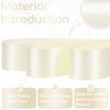 Aoropo Ivory Ribbon 1-1/2 Inch 30 Yards, Cream Satin Ribbon for Gift Wrapping, Flower Bouquet, Crafts, Baby Shower, Christmas, Wedding and Bow Making