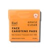 Rael Toner Pads - Cotton Pads for Face, Korean Skin Care, Dual Textured Facial Pad with Carotene, Niacinamide, Hyaluronic Acid, Hydrating, Vegan (70 Count)