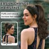 SHNMIN Ponytail Extension, Drawstring Ponytail Extension for Women 20 Inch Long Wavy Pony Tails Clip in Ponytail Hair Extensions Synthetic Layered Ponytail for Daily Use