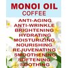 Botanical Beauty MONOI OIL COFFEE. Frangipani flowers in Coconut Oil with Coffee aroma. 100% Natural 1 Fl.oz - 30 ml Pure for FACE, SKIN, BODY, HAIR, NAILS. Luxury Beauty Oil