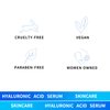 Hicream Hyaluronic Acid Serum for Face,100% Pure Anti Aging Serum Intense Hydration Moisture for Fine Lines, Wrinkle Reducing and Brightening Serum (Pro Formula) 1oz