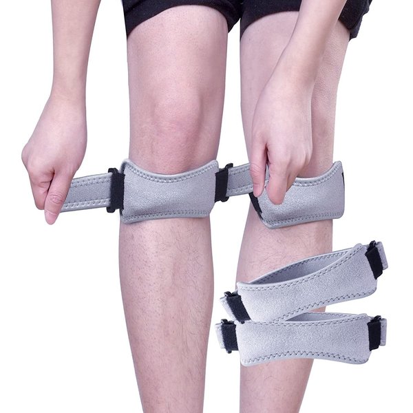 EMICUTE Patellar Tendon Knee Strap, Adjustable Knee Braces for Knee Pain Relief, Support for Weightlifting, Running, Workouts