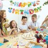 GLASNES Beach Happy Birthday Banner Pool Party Supplies Hawaiian Beach Tropical Swimming Theme Happy Birthday Decor Supplies