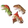 Aurora 10" Velociraptor T-Rex Pteranodon Dinosaur Hand Puppet Bundle