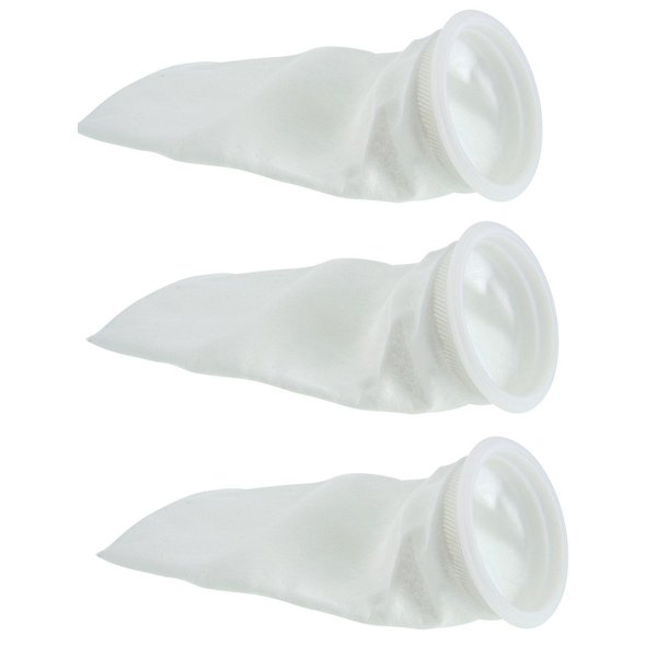 Red Sea 225 Micron Felt Filter Bags - 4 Inch, Pack of 3 (3 Items)