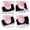 MOLILON 2880pcs French Tip Nail Guides Nail Stickers French Nail Tips Guides Self-Adhesive Moon V-Shaped French Manicure Strip for Edge Auxiliary Stickers DIY Stencil Tools - 60 Sheets