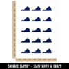 Virginia State Silhouette Temporary Tattoo Water Resistant Fake Body Art Set Collection - 15 2" Tattoos (1 Sheet)