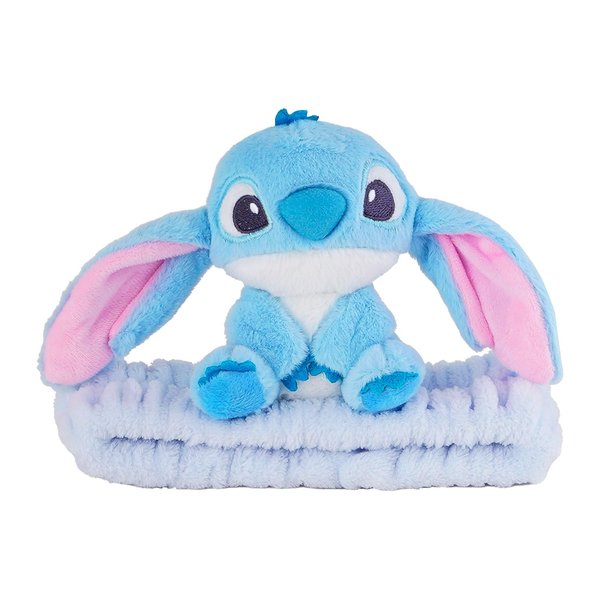 CNEISEJK Stitch Headband Scrunchie Shower Spa Makeup Head Wraps Stitch Hair Clips Plush Elastic Hair Band Hair Decorations for Girls Women (SDZ HA 2404)