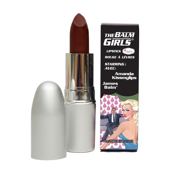 theBalm Girls Lipstick, Amanda Kissmylips, Vanilla-Mint, 0.14 oz.