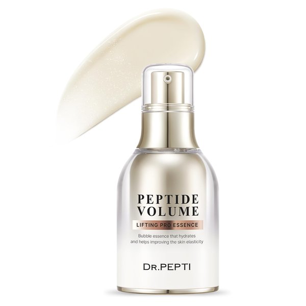 DR.PEPTI Peptide Volume Lifting Pro Essence | Hyaluronic Acid Face Serum for Glowing Skin | Korean Skincare Essence Collagen Serum for Face | K Beauty Hydrating Serum Facial Essence 1.01 fl oz