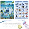 MINIWHALE Kids Puzzle for Kids Ages 4-8 Ocean Floor Puzzle/Underwater Shark Pattern Design Puzzle/Raising Children Recognition Promotes Hand-Eye Coordination (Glow in The Dark, 46Pcs, 24x18in)