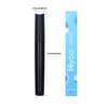Toothbrush Travel Case, Plastic Container Toothbrush Holder Brushes Box Breathable Design with Air Hole More Toothbrush Tube Container for Home Daily Business Use (Black)