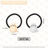 Hair Ties for Women Cute Hair Ties for Toddlers Girls, Elastic Hair Ties for Thick Thin Hair, Hair Ties No Damage Ponytail Holders Hair Band for Kids Cute Cat Hair Accessories for Children Teens,2Pcs