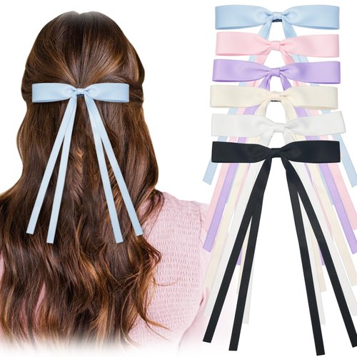 Hair Bows for Women, Hair Ribbon Coquette Bows Hair Clips Cute Hair Bow Coquette Accessories for Women