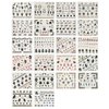 ALLYDREW 24 Sheets Globetrotter Nail Stickers Nail Art Paris Nail Stickers Patriotic Nails