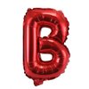 YPSelected Happy Birthday Balloons Banner 16 Inch Hanging Birthday Balloons 3D Silver Foil Letter Balloons for Kids and Adults Birthday Party Decorations Supplies (Red Black)