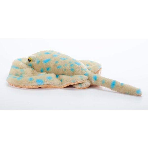 The Petting Zoo Blue Spotted Ray Stuffed Animal Plushie, Gifts for Kids, Wild Onez Ocean Animals, Stingray Plush Toy, 14 inches