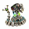 KonHaovF 3D Metal Puzzles for Adults Mechanical King Cobra Models Metal with Light, Colorful 3D Metal Model Kits to Build with Tool, DIY Assembly Model Kit Desktop Toys Gifts for Adults Boys