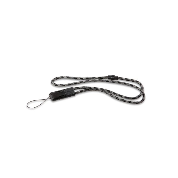 Garmin Quick Release Lanyard, Standard Packaging,Black/Grey,Black/ Grey, Medium