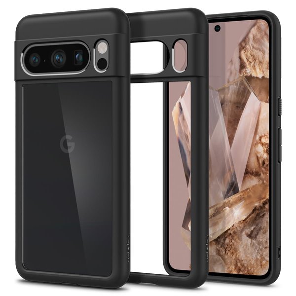 Spigen Ultra Hybrid Designed for Pixel 8 Pro Case (2023) - Matte Black