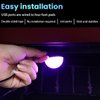 BESULEN Car Interior LED Lights, Automotive Ambient Neon Light Kit with USB Port, Car Accessories, Gifts for Men and Women, 4 in 1 Decoration Lights for Car, Garden, Home, Party（Blue）