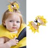 Bow Hair Clip for Girls Cute Bee Yellow Hair Bow Clip Spring Hair Accessories Hair Barrettes for Hair Styling Girls Hair Ribbons Gold Glitter Clips for Hair