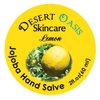 Desert Oasis Skincare Lemon Jojoba Oil Hand Salve. With over 50% Jojoba Oil. All Natural with Beeswax and Avocado Oil and lavender Oil. Naturally Moisturizing. (2 oz/60 gm)