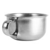 Stainless Steel Men's Shave Soap Bowl Metal Shaving Soap Mug Bowl Cup Shaver Men Face Cleaning Soap Bowl