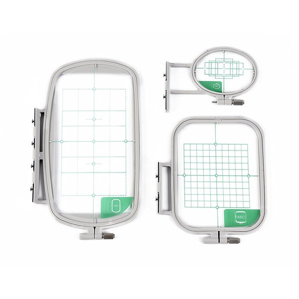 3 Hoops for Brother NS1850D SE600 SE270D, PE535 PE 550D Innov-ís 900D SE350 LB6770, LB6770 950D SE400, LB6800PRW PE500, SE425, LB6800THRD Embroidery Machine