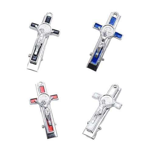 Goth Cross Hair Clip For Women Metal Punk Cool Harajuku Vintage Hair Accessories Y2K Accessories 90s Aesthetic Gifts Metal Hair Clip For Women Hair Accessories Girls Decorative Hair Pins For Women