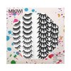 Lashes Pack, Faux Mink Lashes 20 Pairs 4 Styles, 15-20mm 5D Faux mink false eyelashes, Volume Fake eye Lashes, Faux Mink Eyelashes Pack B