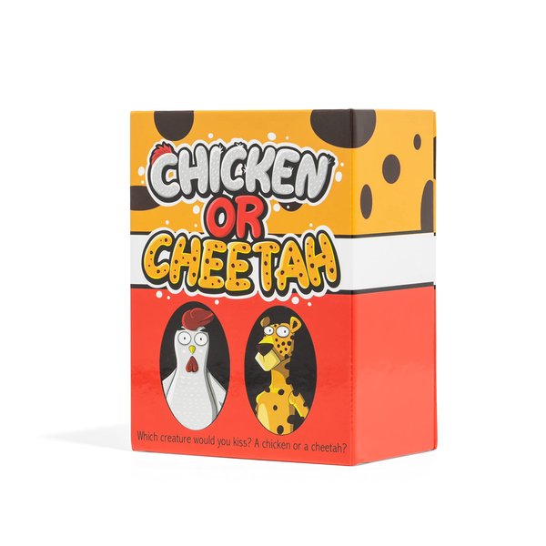 PBN'J Games LLC Chicken or Cheetah - New Fun Family Card Game for Ages 4 to 104! Which Creature's Teeth Would You Brush? A Crocodile or a Piranha?
