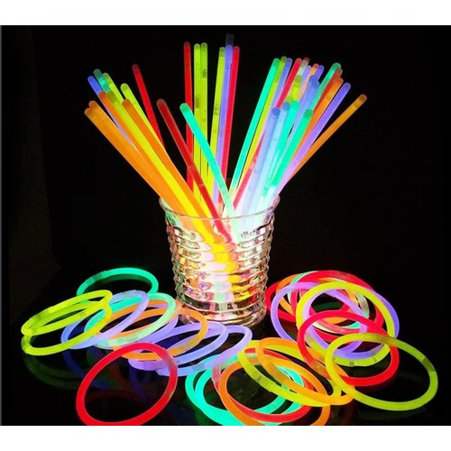 XXJXING Glow Sticks Party Set, 40 Pieces with Connectors