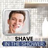 MIRRORVANA Fogless Shower Mirror for Shaving with Upgraded Suction, Anti Fog Shatterproof Surface and 360° Swivel, 6.3" x 6.3" (Chrome)