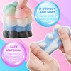 8Pcs Taba Squishy Cat Paw Squeeze Toys, Squishy Fidget Toy, Kawaii Squishies Sensory Toys, Pinch Family Squishy Toys, Cat Paws Mochi Toys,Stress Relief for Party Favors,Novelty Things for Adults Kids