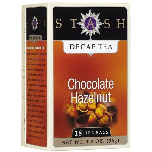 Stash Decaf Chocolate Hazelnut Black Tea, 18 count, 1pack